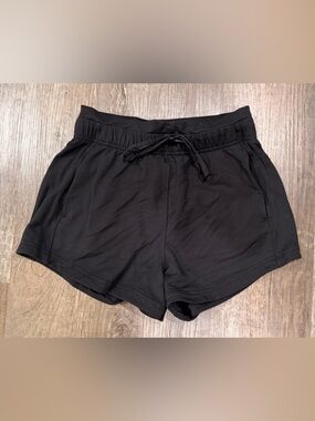 lululemon athletica Black Women's Relaxed Drawstring Athletic Shorts